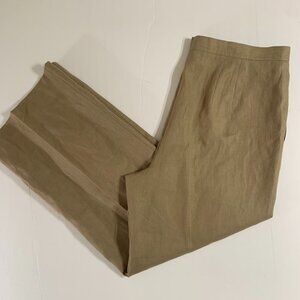NWT Talbots 100% Irish Linen Pants Size 18 VTG